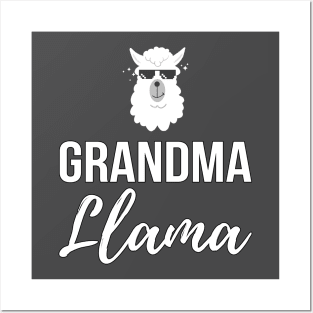 Grandma Llama Posters and Art